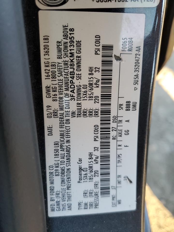 2019 FORD Fiesta