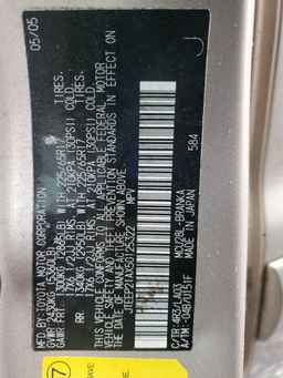 2005 TOYOTA HIGHLANDER