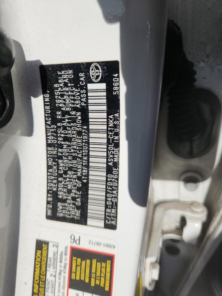 2013 TOYOTA CAMRY