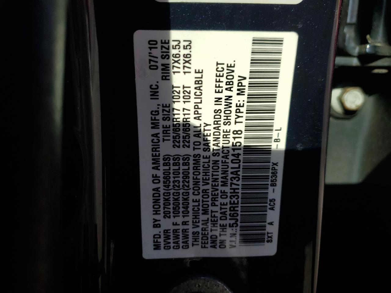 2010 HONDA CR-V