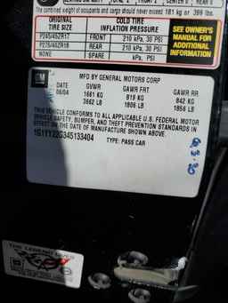 2004 CHEVROLET CORVETTE