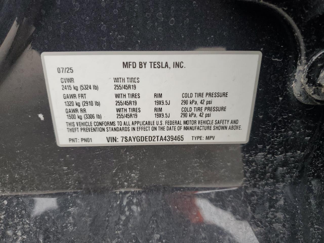 2026 TESLA MODEL Y