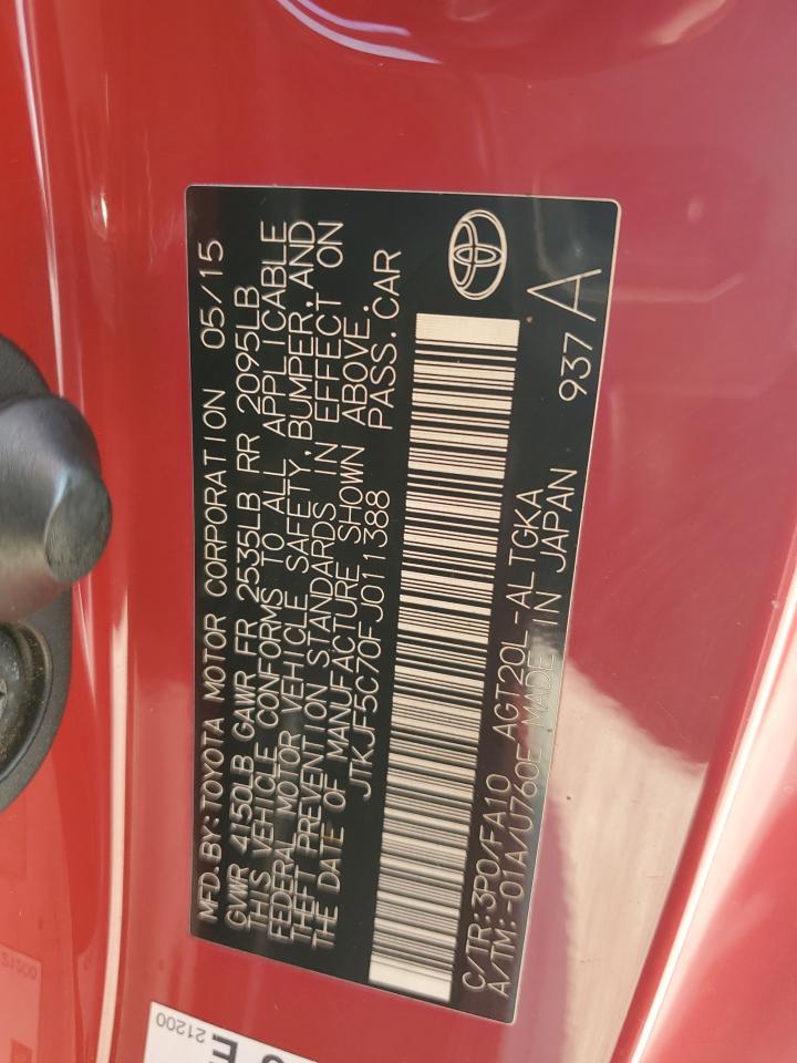 2015 TOYOTA SCION