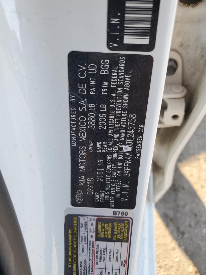 2018 KIA FORTE