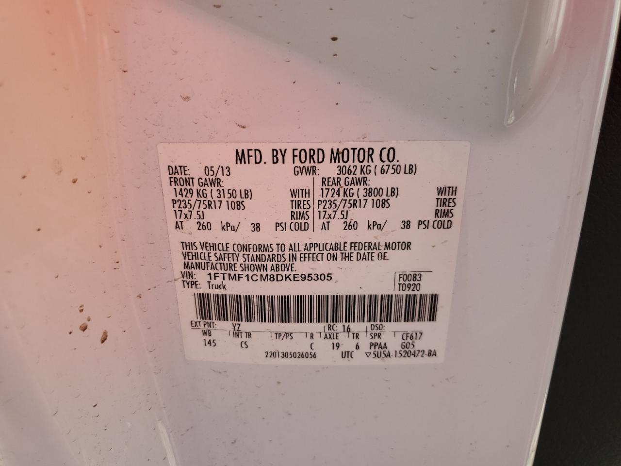 2013 FORD F-150