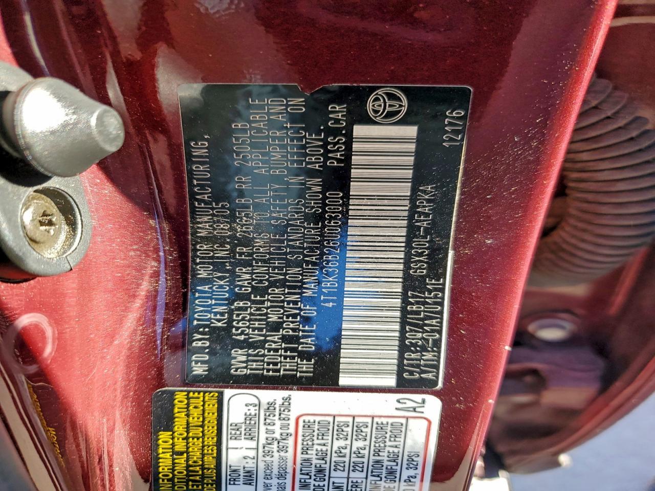 2006 TOYOTA Avalon