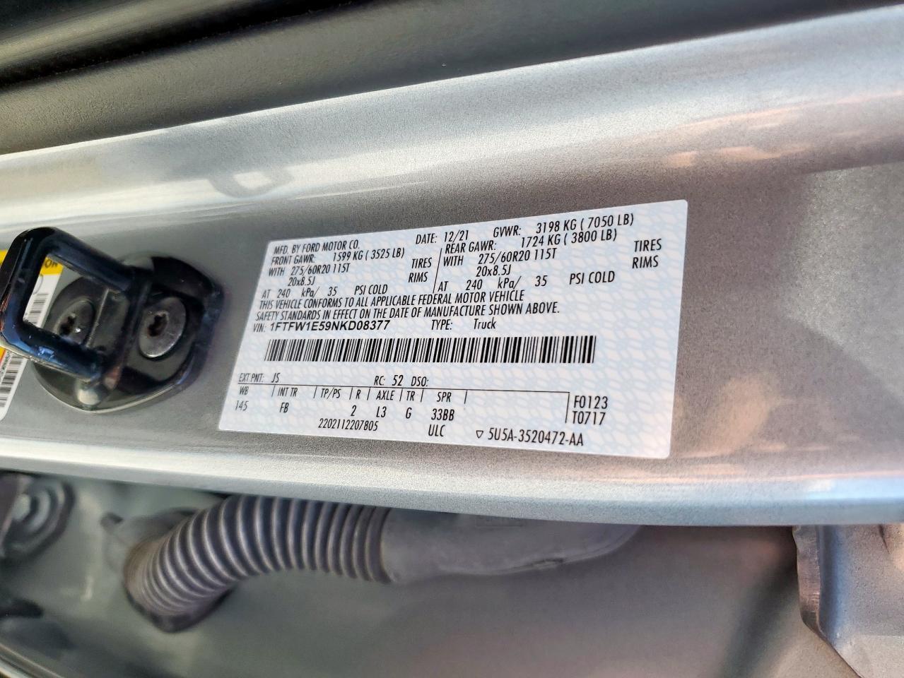 2022 FORD F-150