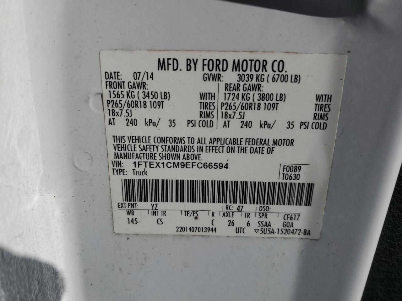 2014 FORD F-150
