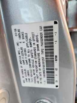 2006 HONDA ACCORD