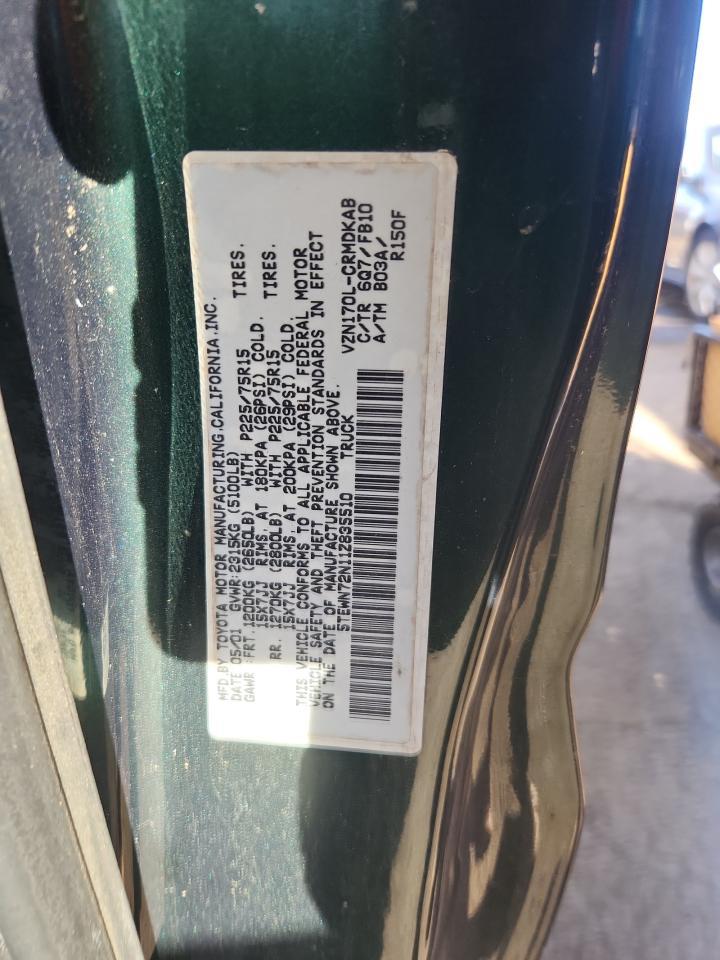 2001 TOYOTA TACOMA