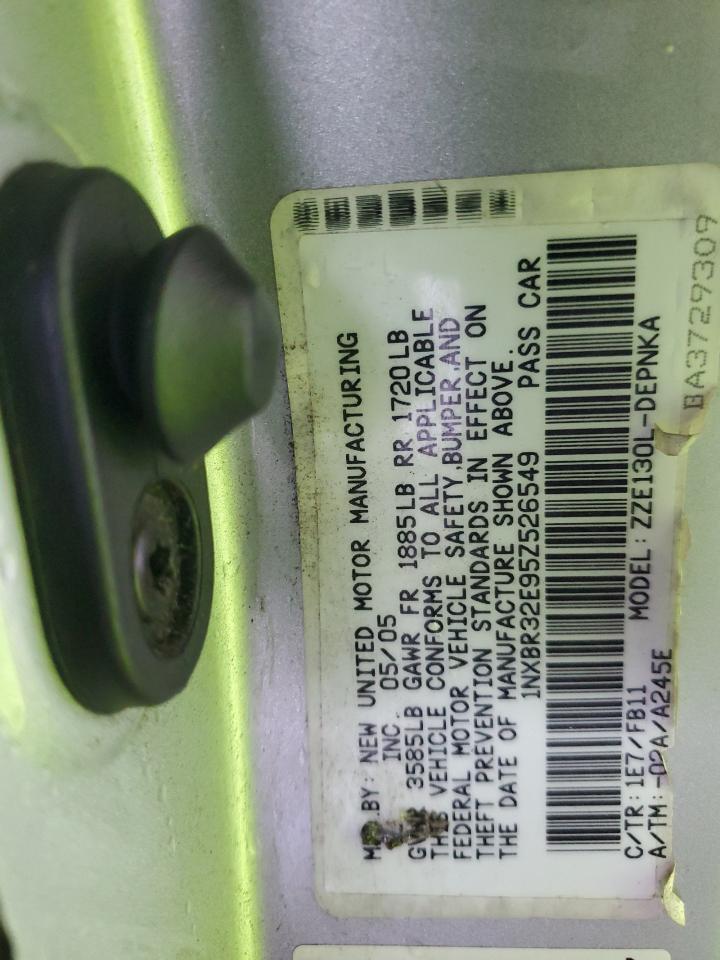 2005 TOYOTA COROLLA