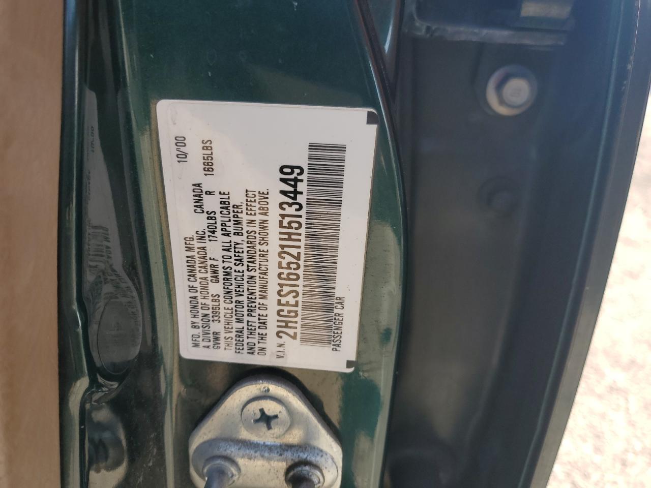2001 HONDA CIVIC