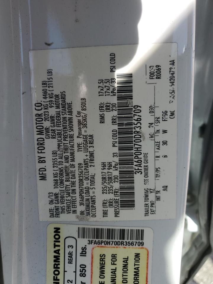 2013 FORD FUSION