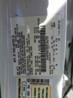 2013 FORD FUSION