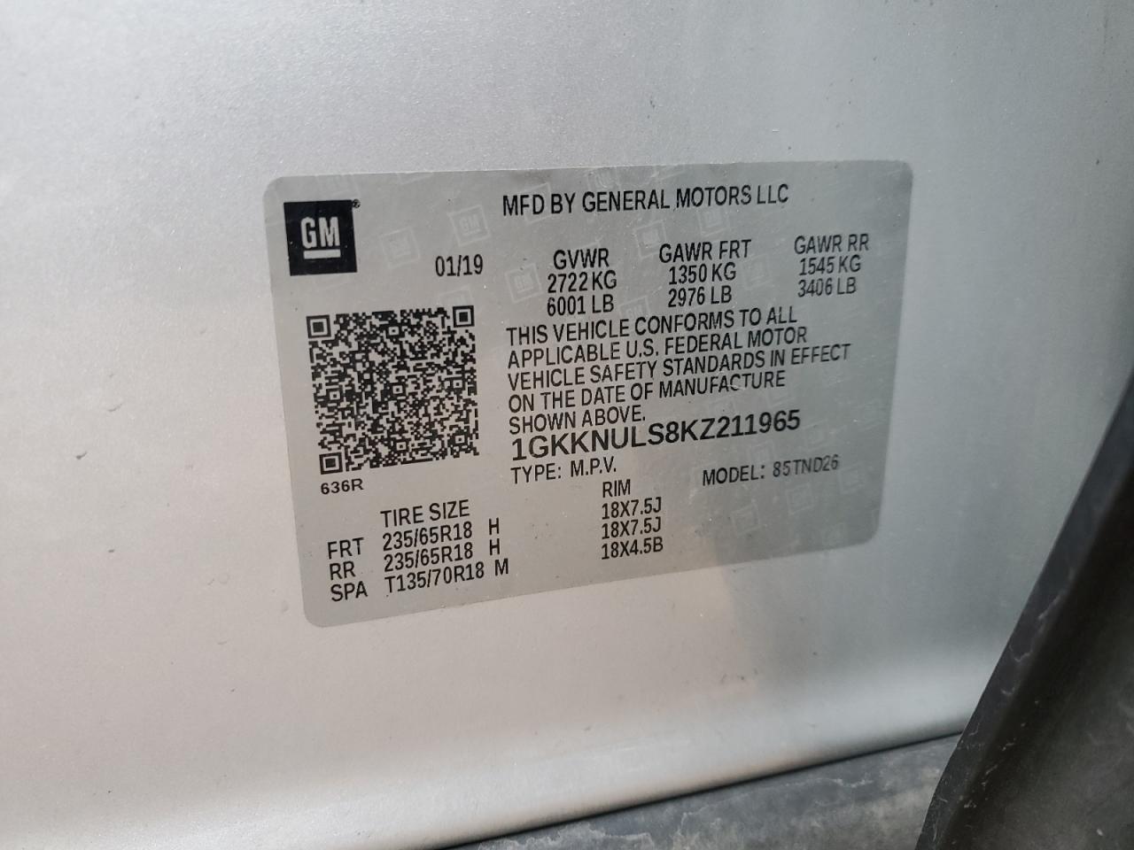 2019 GMC ACADIA