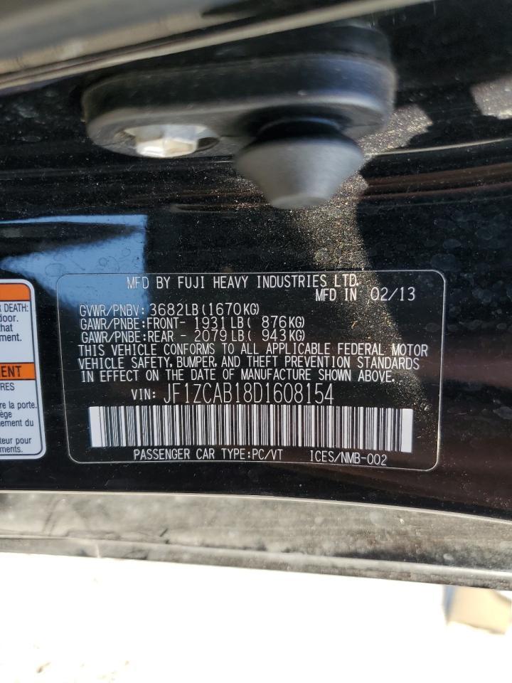 2013 SUBARU BRZ
