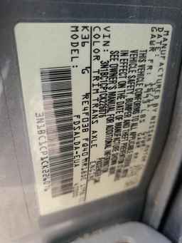 2012 NISSAN VERSA