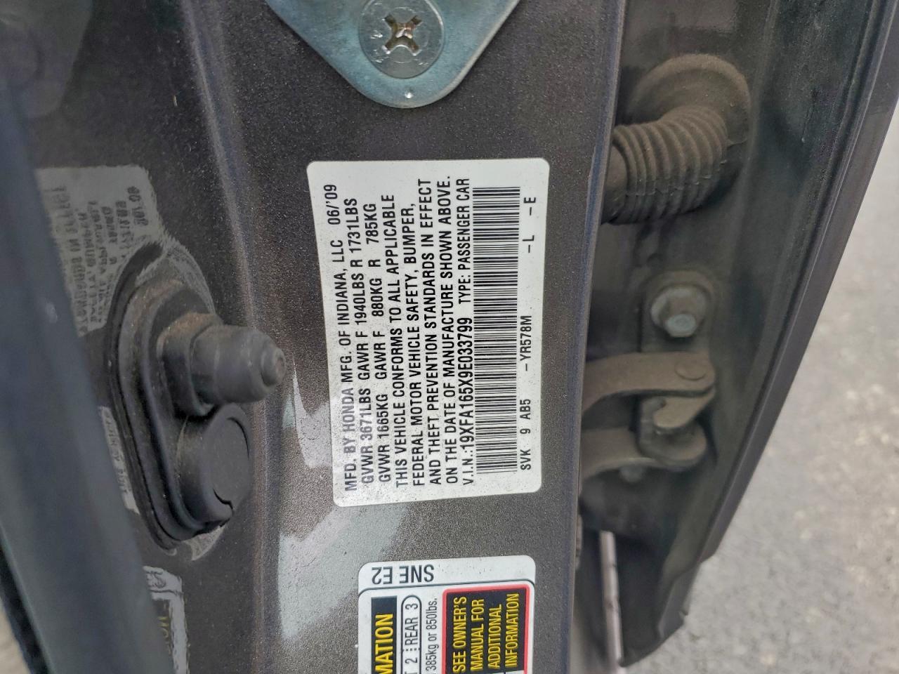 2009 HONDA CIVIC