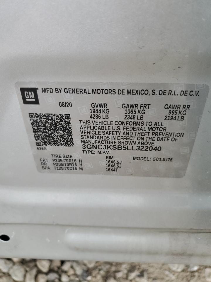 2020 CHEVROLET TRAX