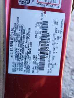 2010 FORD FUSION