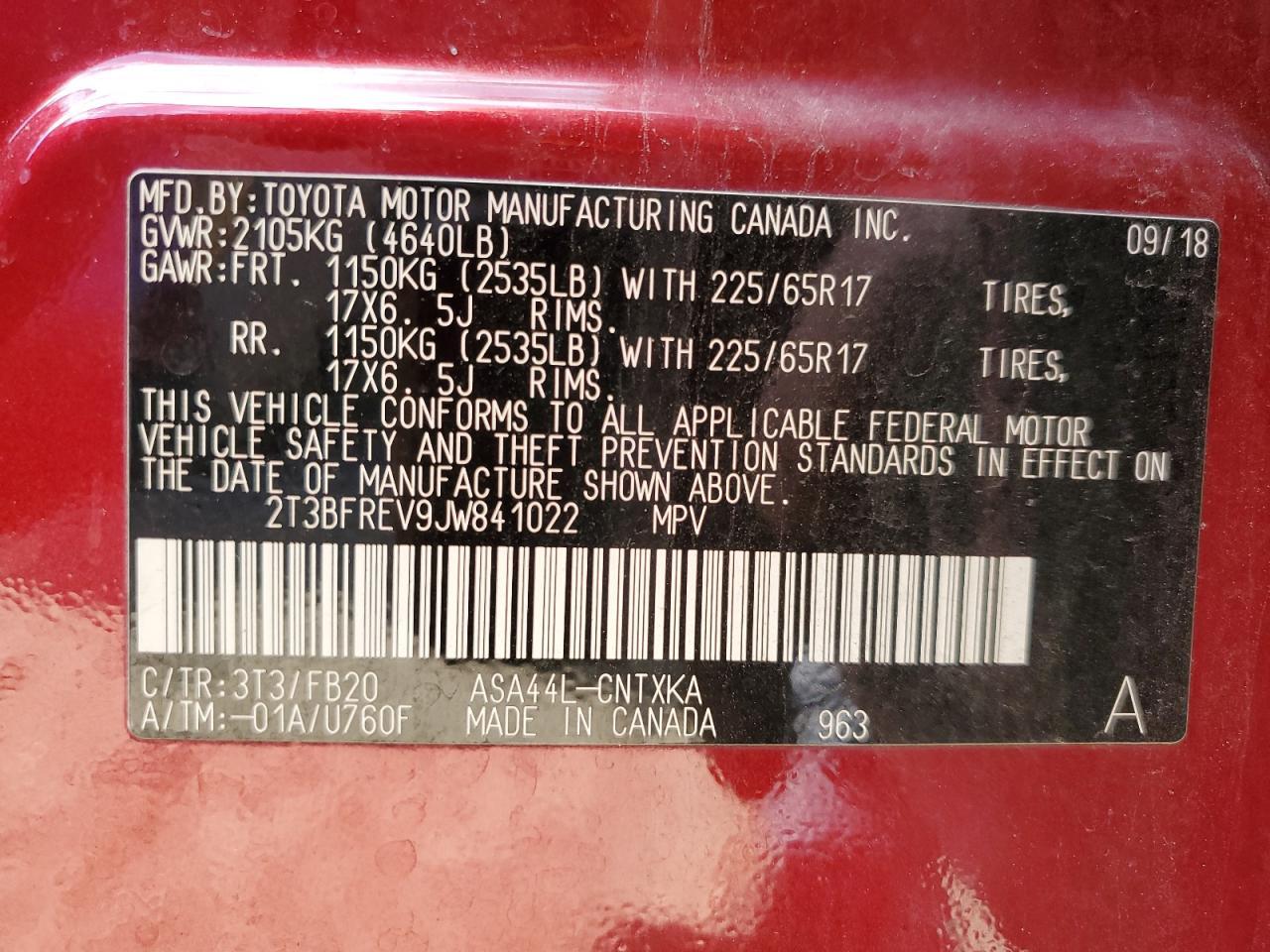 2018 TOYOTA RAV4