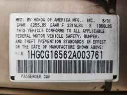 2002 HONDA ACCORD
