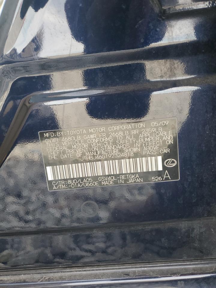 2009 LEXUS ES 350
