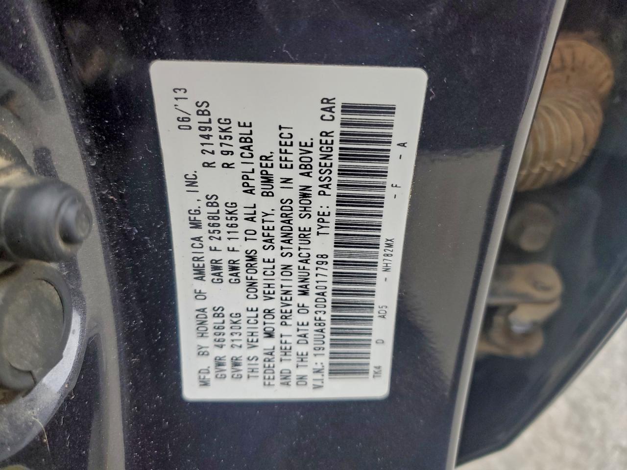 2013 ACURA TL