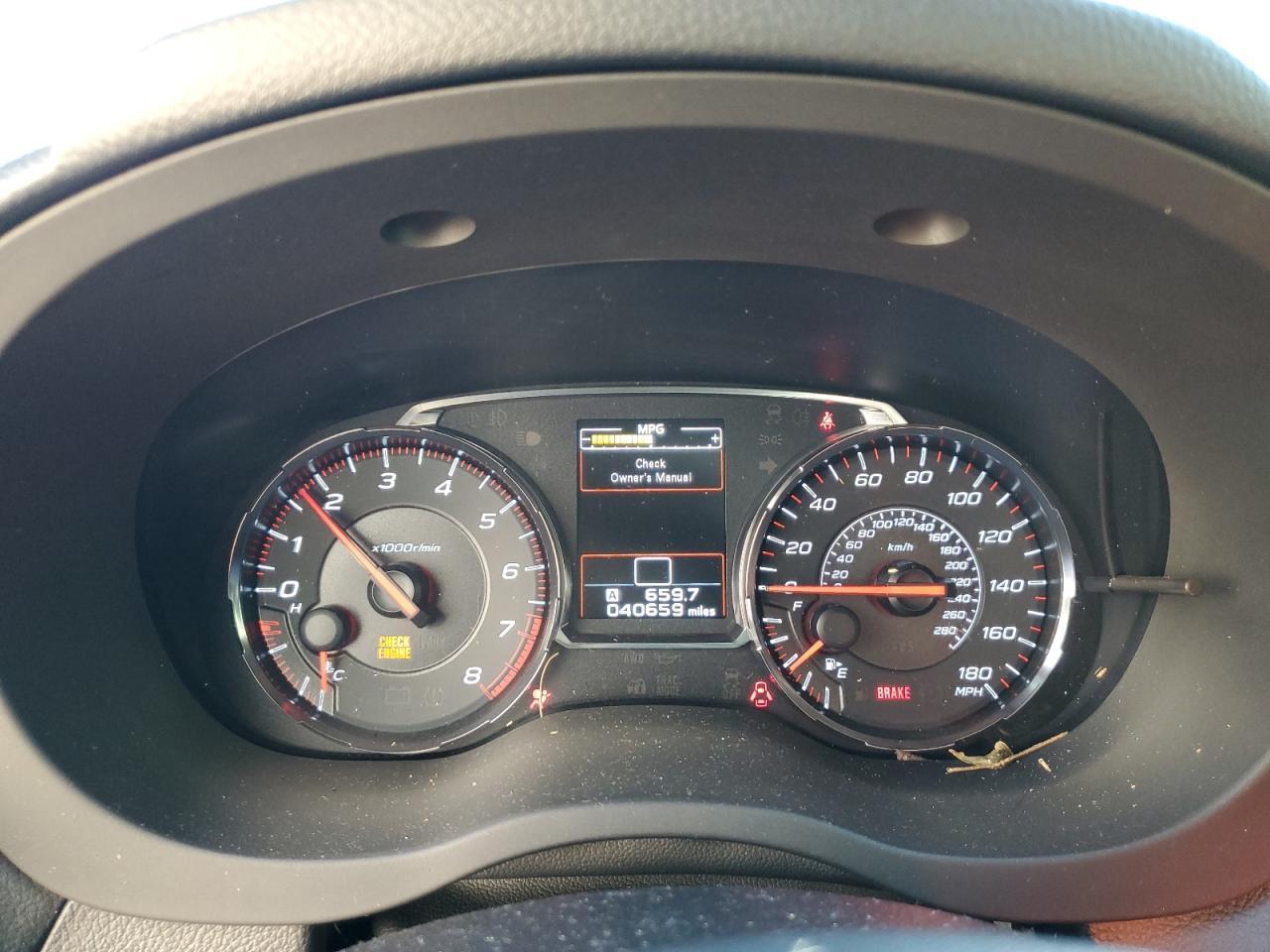 2020 SUBARU WRX