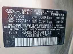 2009 HYUNDAI ELANTRA