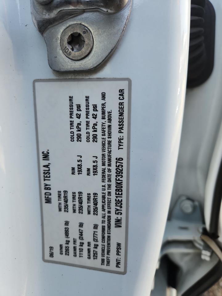 2019 TESLA MODEL 3
