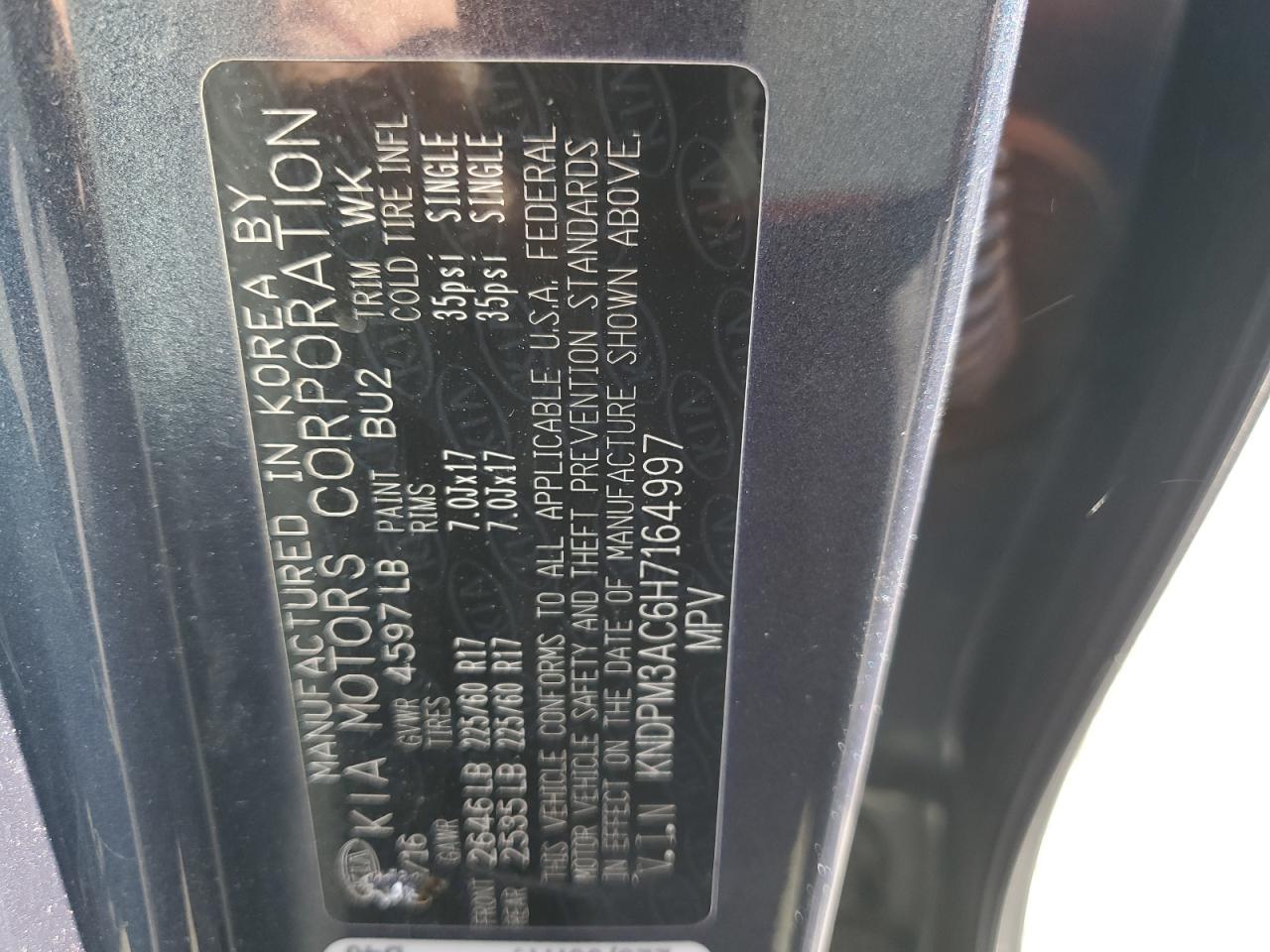 2017 KIA SPORTAGE