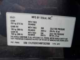 2021 TESLA MODEL Y