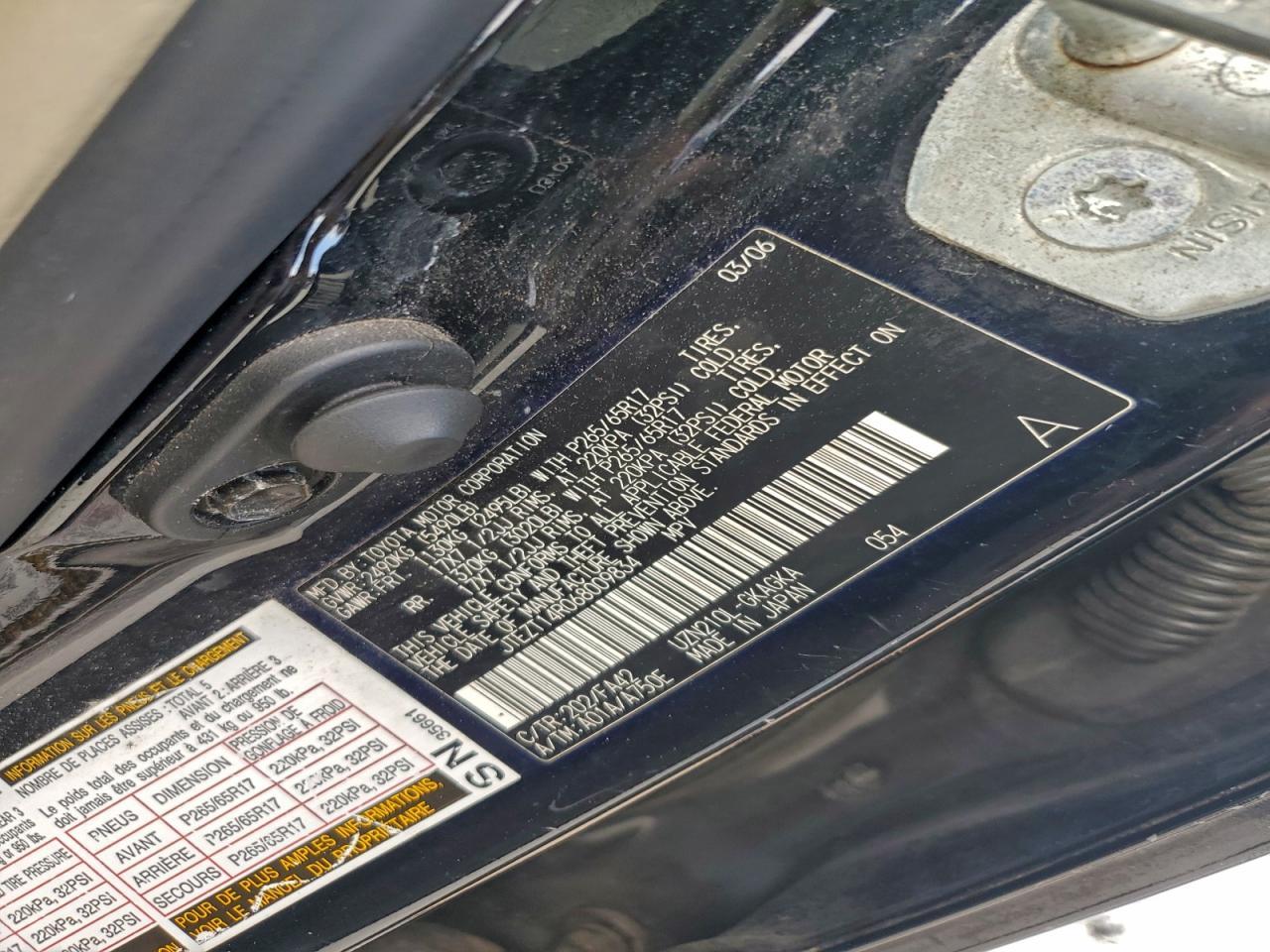 2006 TOYOTA 4Runner