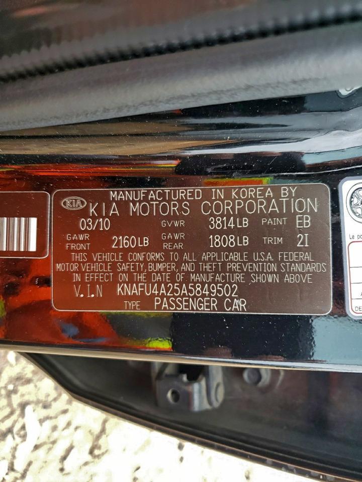 2010 KIA FORTE