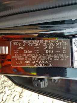 2010 KIA FORTE