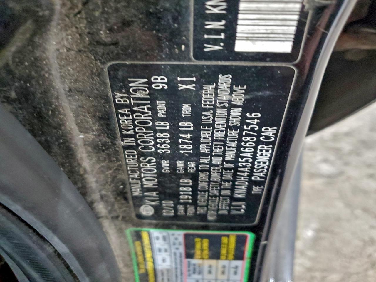 2010 KIA RIO