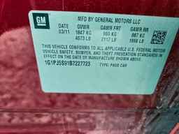2011 CHEVROLET CRUZE