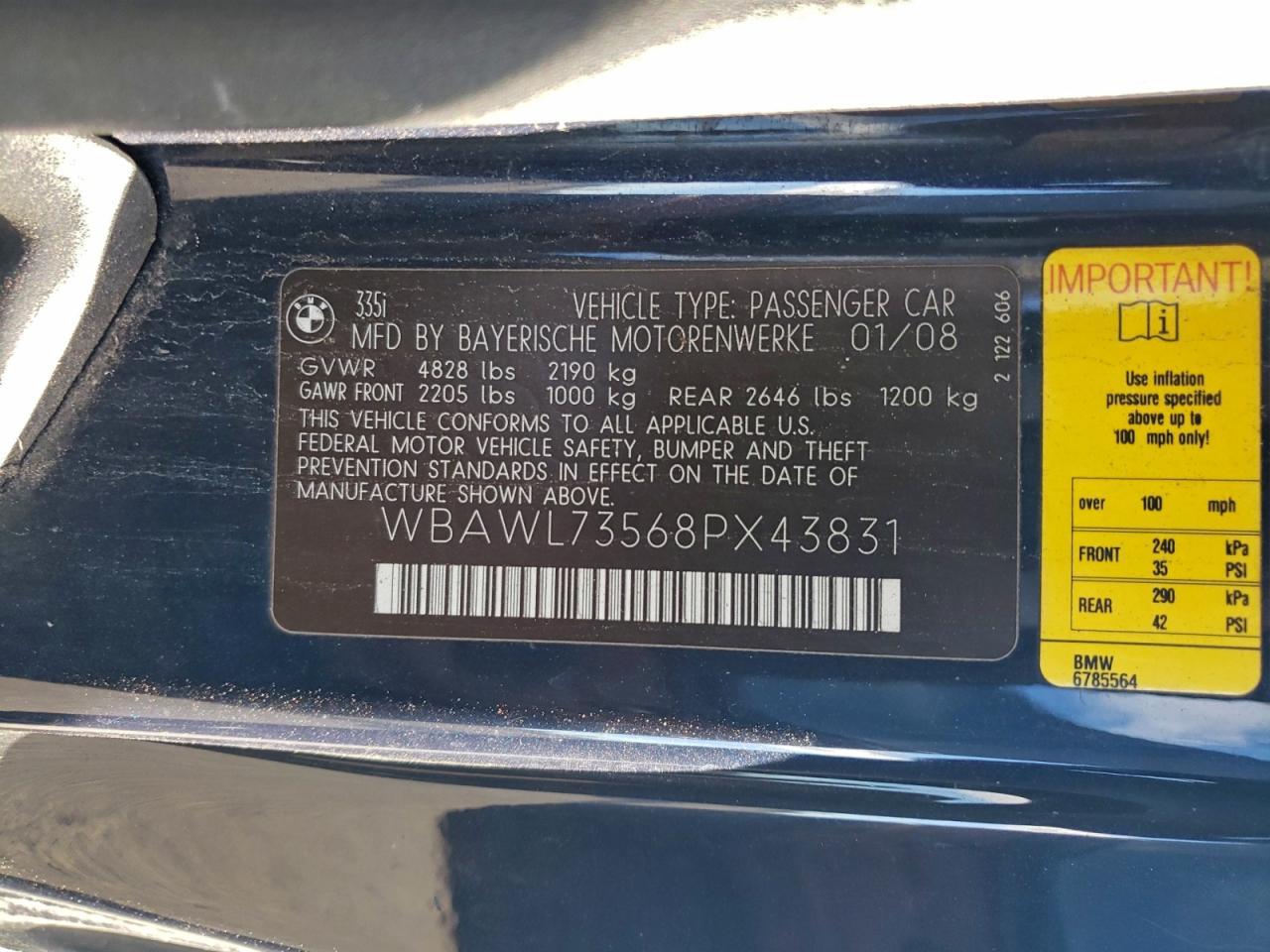 2008 BMW 3 SERIES