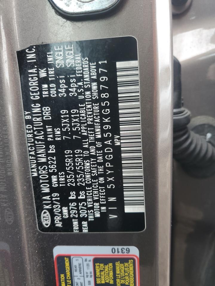 2019 KIA SORENTO