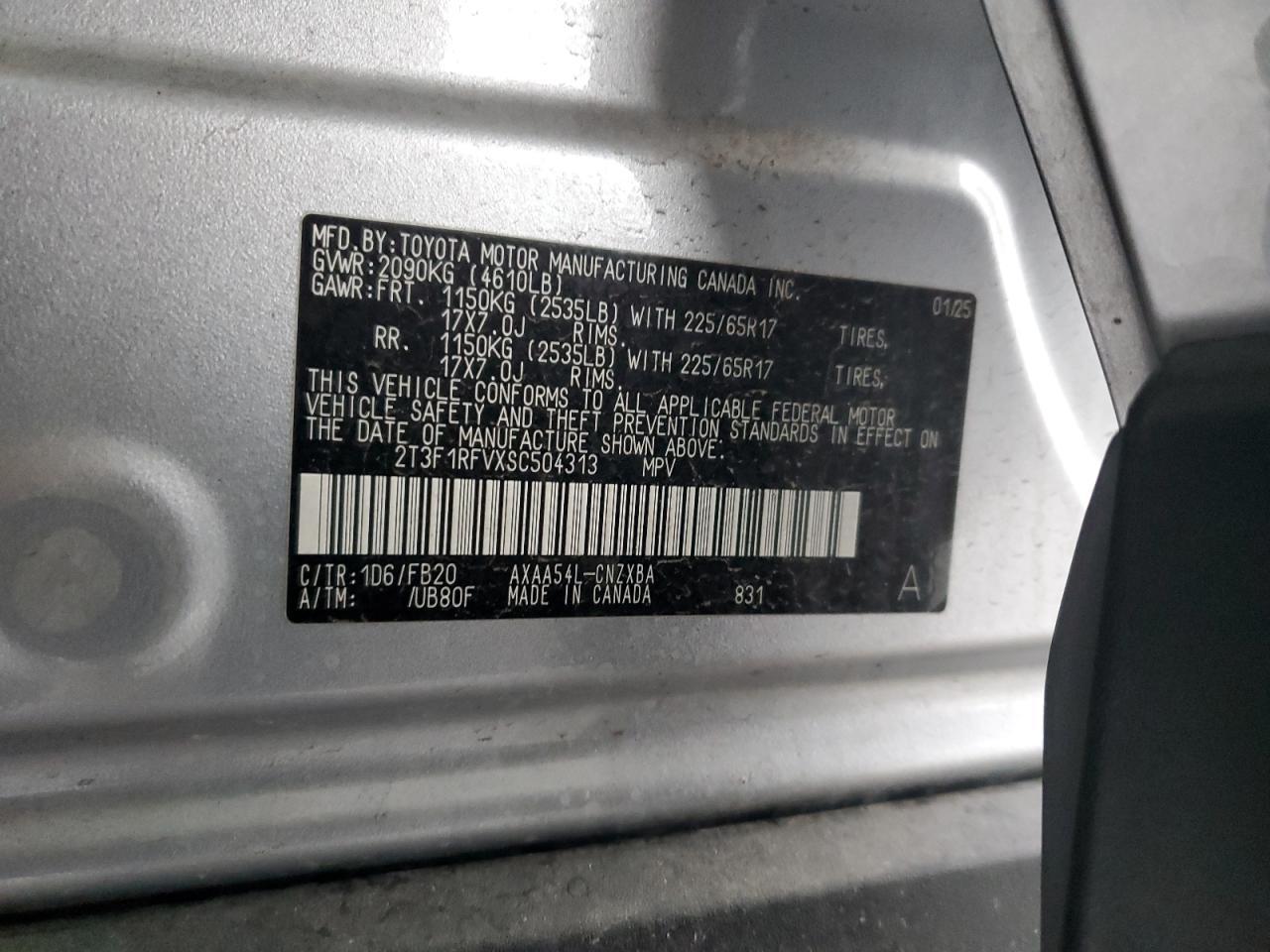 2025 TOYOTA RAV4