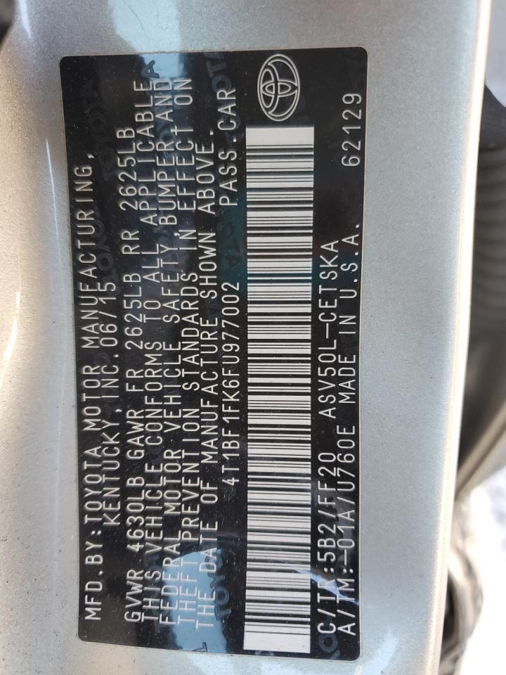 2015 TOYOTA CAMRY