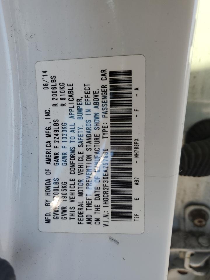 2014 HONDA ACCORD