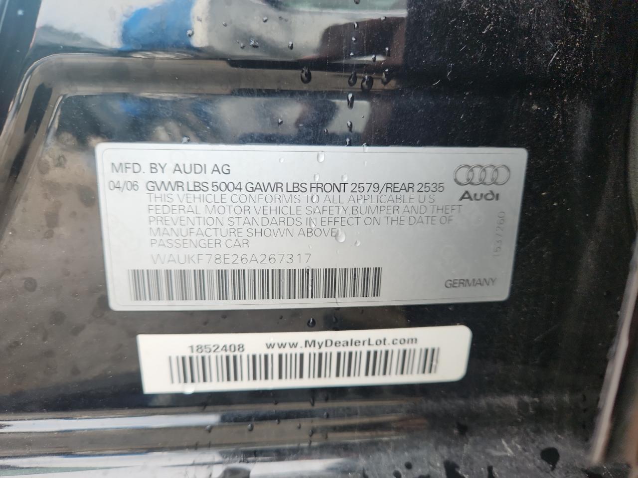 2006 AUDI A4