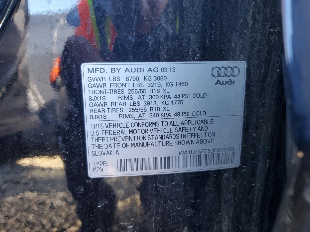 2013 AUDI Q7