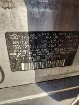 2017 HYUNDAI Ioniq