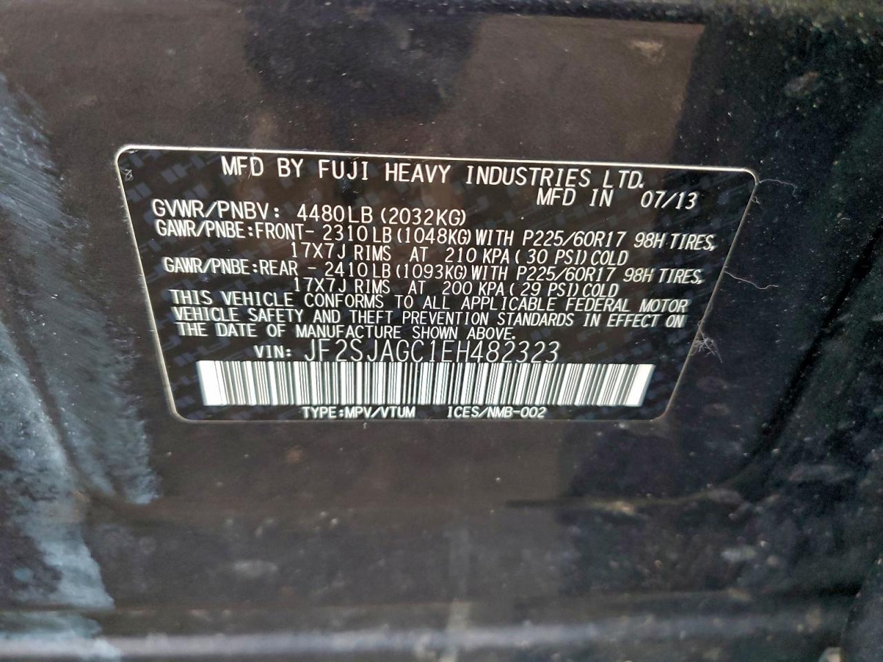 2014 SUBARU FORESTER