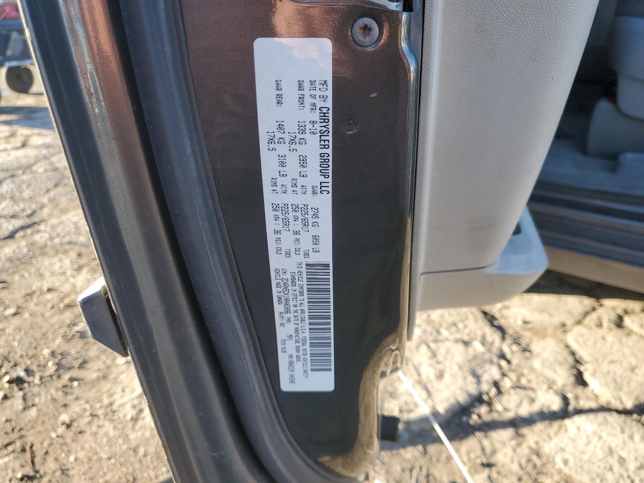 2010 DODGE GRAND CARAVAN