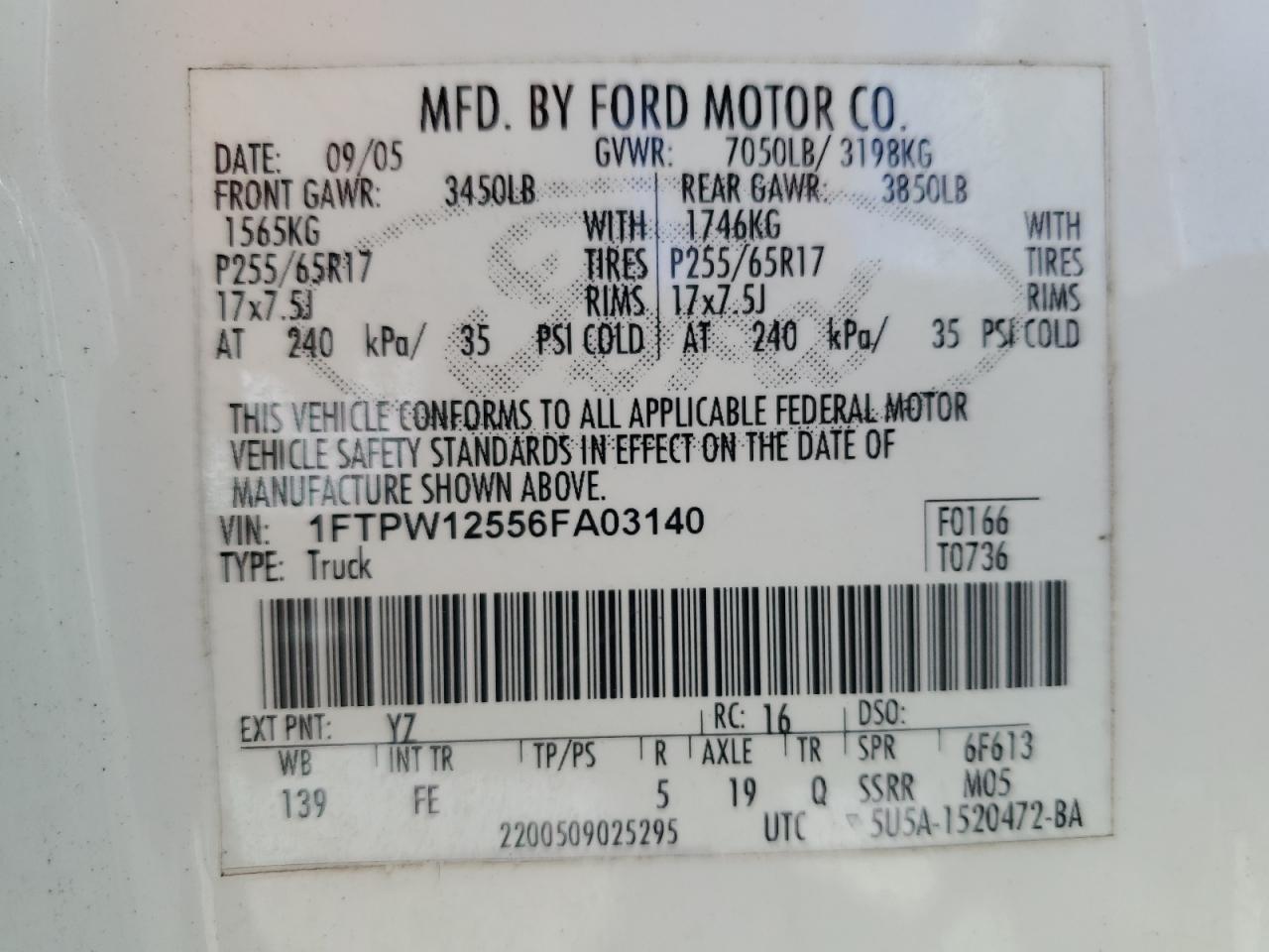 2006 FORD F-150
