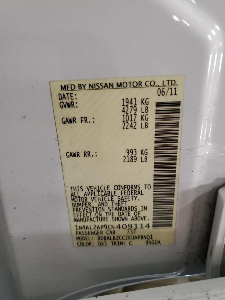 2012 NISSAN ALTIMA